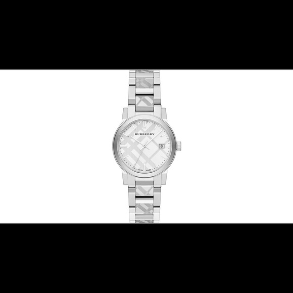 Burberry Check Etched Bracelet Watch 34mm - Picture 1 of 4